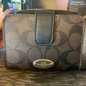 Brown coach wallet